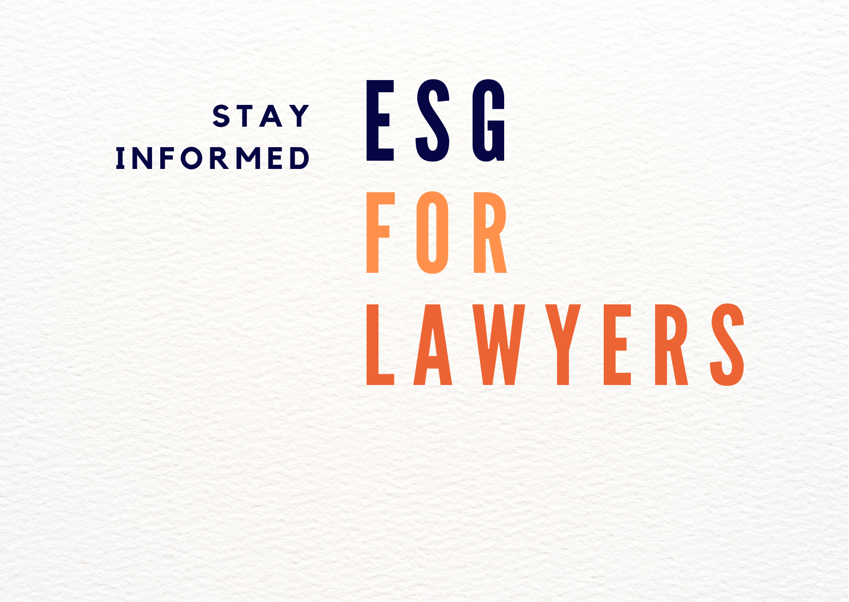 ESG for Lawyers